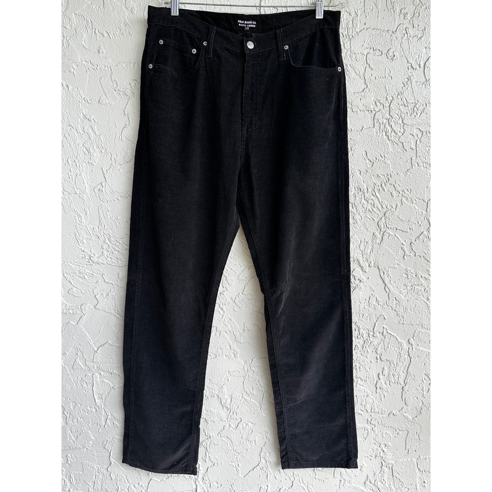 Polo Ralph Lauren Vintage Mens 36x34 Dark Brown Relaxed Corduroy Pants Preppy